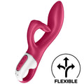 SATISFYER - EMBRACE ME VIBRADOR PUNTO G ROJO