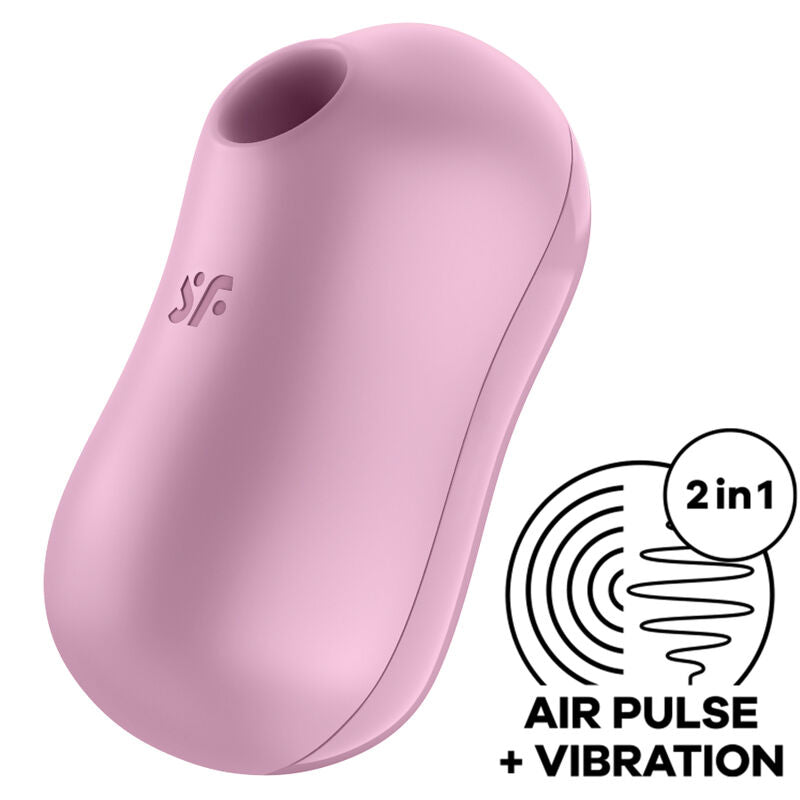 SATISFYER - SUCRE D'ORGE STIMULATEUR ET VIBRATEUR LILAS