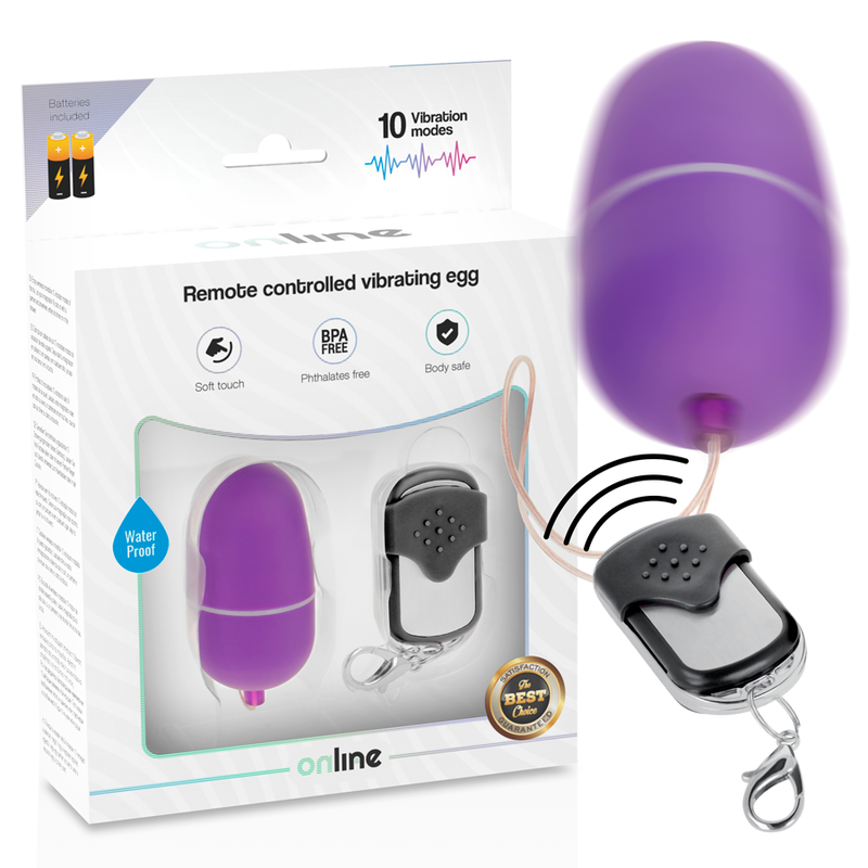 EN LIGNE - ŒUF VIBRANT TÉLÉCOMMANDÉ M VIOLET