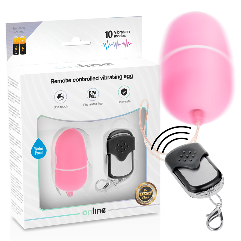 EN LIGNE - ŒUF VIBRANT TÉLÉCOMMANDÉ M ROSE