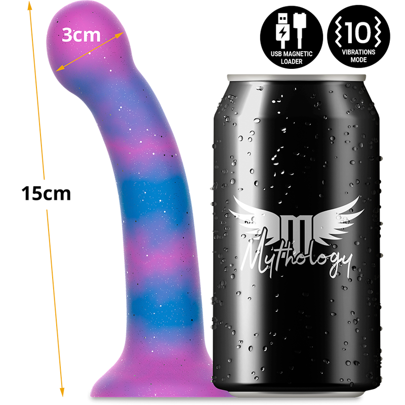 MYTHOLOGY - DION GALACTIC DILDO S - VIBREUR COMPATIBLE AVEC LA TECHNOLOGIE SANS FIL WATCHME
