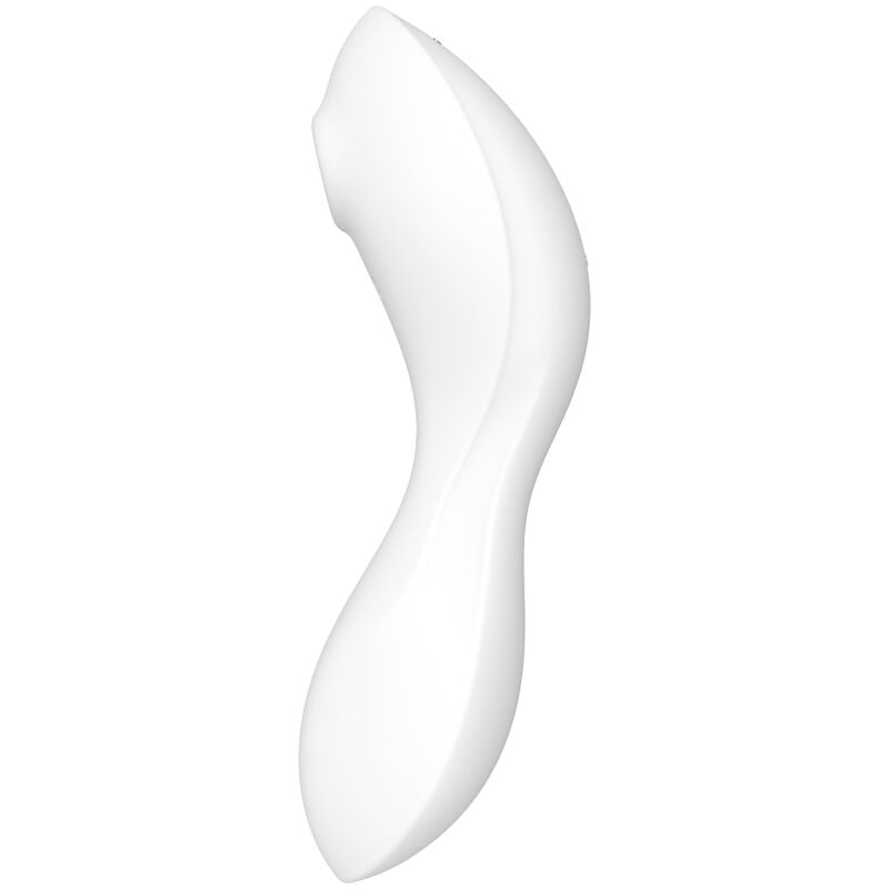 SATISFYER - CURVY TRINITY 5 STIMULATEUR ET VIBREUR APP BLANC