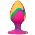 CALEXOTICS - PLUG ANAL TIE-DYE GRANDE TAILLE CHEEKY