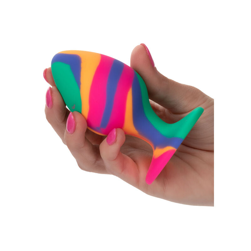 CALEXOTICS - PLUG ANAL TIE-DYE GRANDE TAILLE CHEEKY
