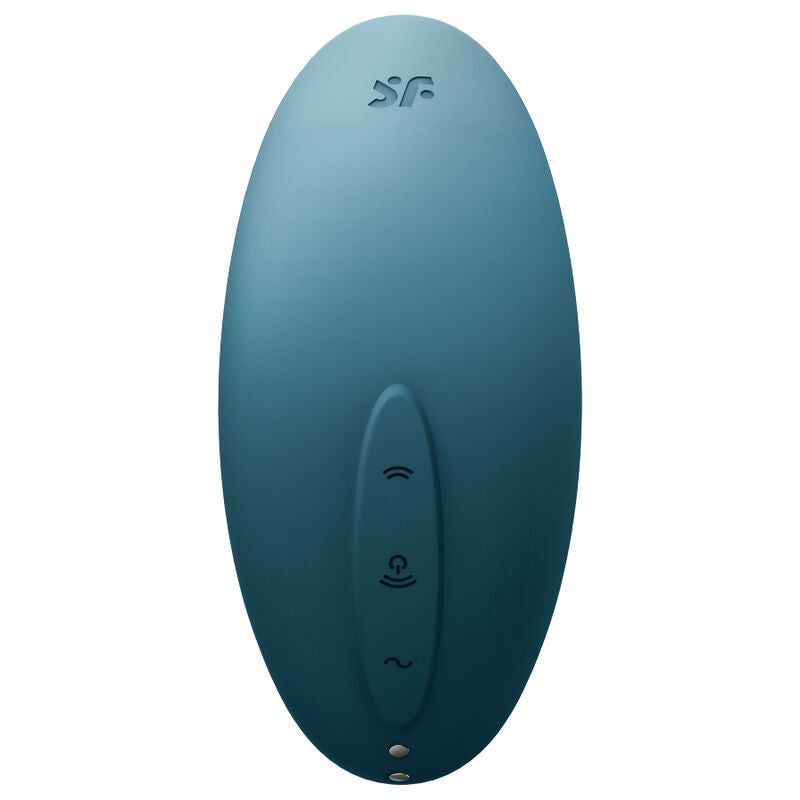 SATISFYER - VULVA LOVER 2 STIMULATEUR ET VIBRATEUR BLEU