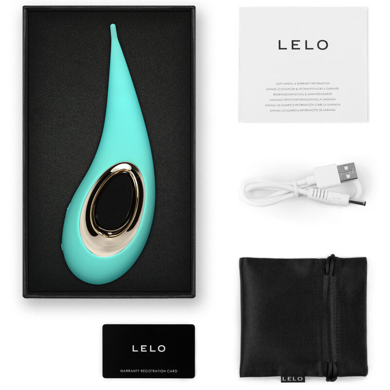 LELO - DOT CLITORAL STIMULATOR - AQUA GREEN