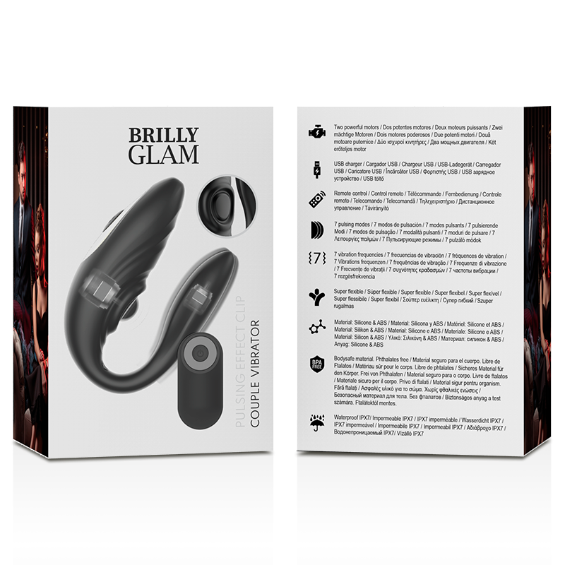 BRILLY GLAM- COUPLE VIBRANT ET PULSANT TÉLÉCOMMANDE