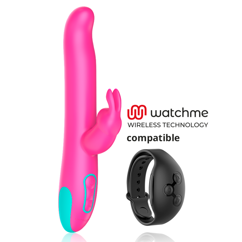 HAPPY LOKY - PLUTO VIBREUR & ROTATEUR LAPIN COMPATIBLE AVEC LA TECHNOLOGIE SANS FIL WATCHME