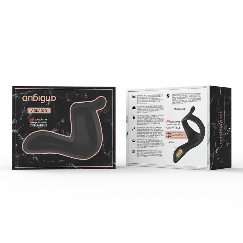 AMBIGUO - ARKADIO GLANS & PERINEUM STIMULATOR COMPATIBLE WITH WATCHME WIRELESS TECHNOLOGY