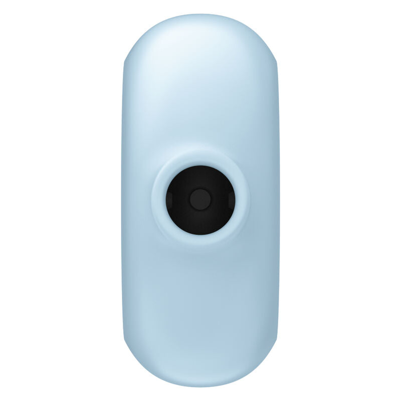 SATISFYER - PRO TO GO 3 STIMULATEUR ET VIBREUR DOUBLE BLEU