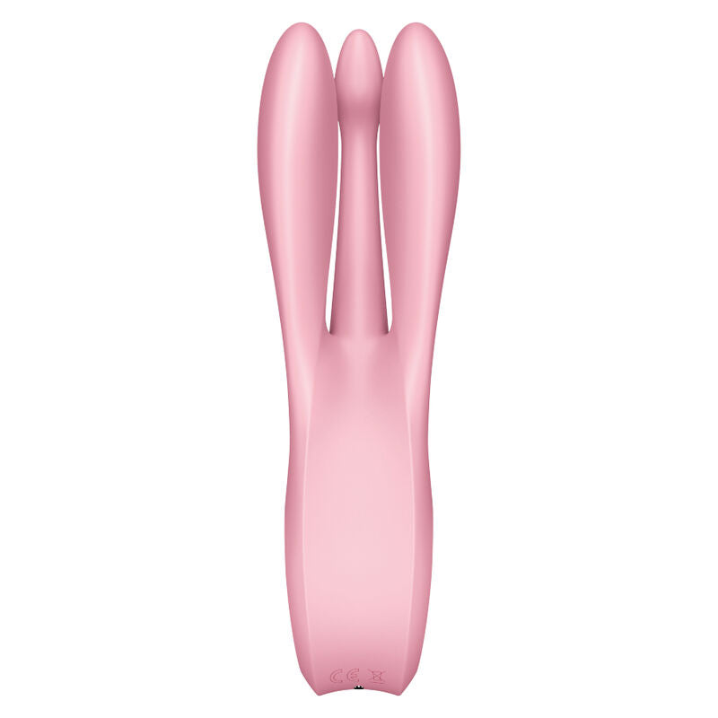 SATISFYER - THREESOME 1 PINK VIBRATOR