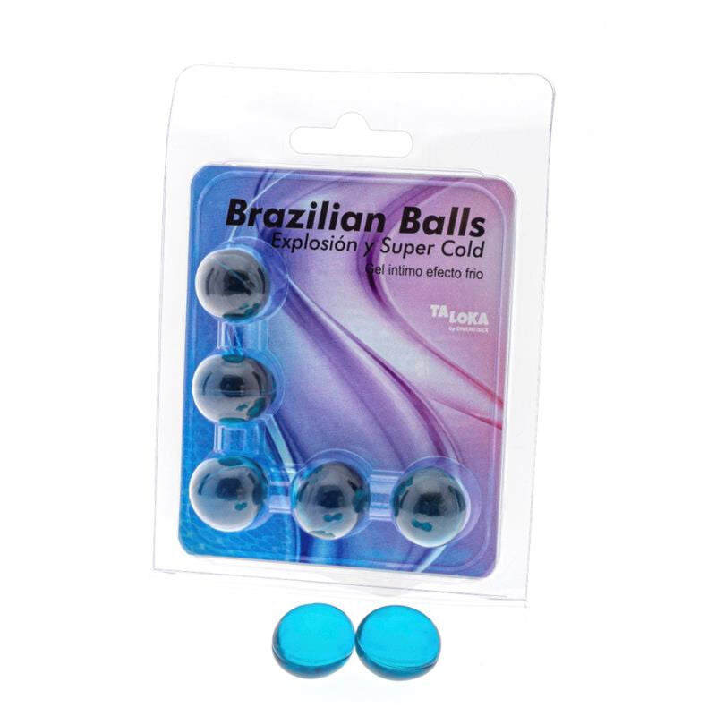 TALOKA - BILLES BRÉSILIENNES GEL EXCITANT EFFET FROID 5 BILLES