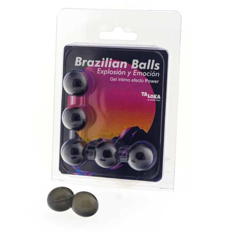 TALOKA - BOULES BRÉSILIENNES GEL EXCITANT EFFET POWER 5 BOULES