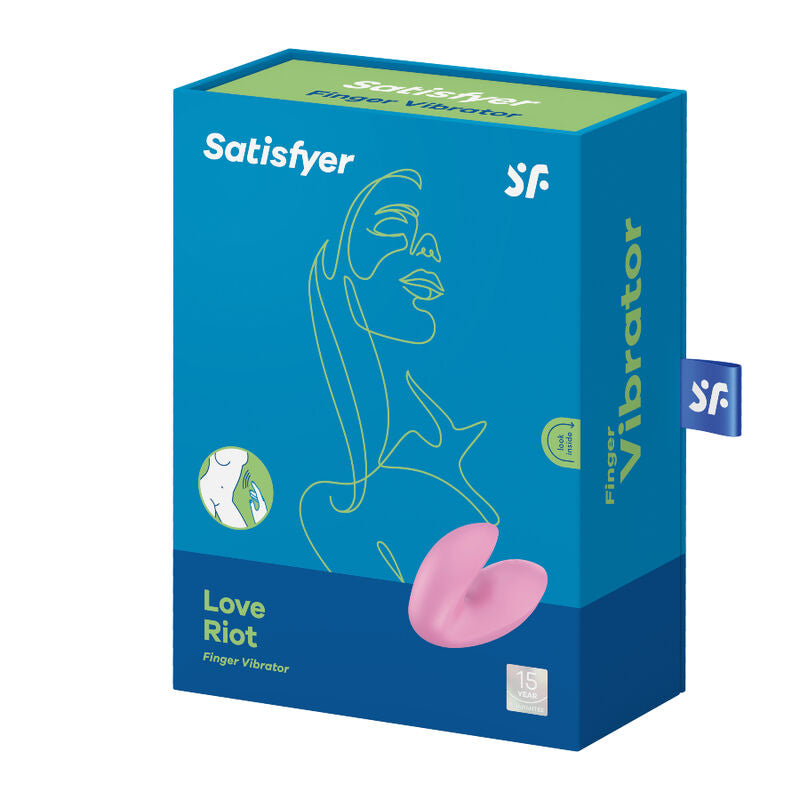 SATISFYER - LOVE RIOT VIBRATEUR-DÉ À COUDRE ROSE