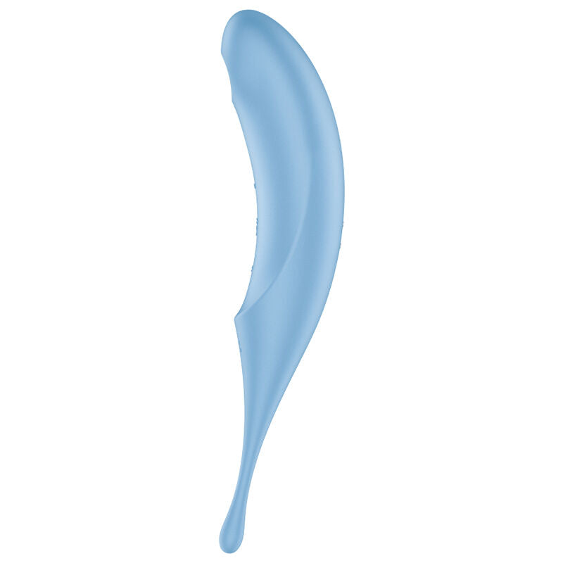 SATISFYER - TWIRLING PRO ESTIMULADOR Y VIBRADOR AZUL