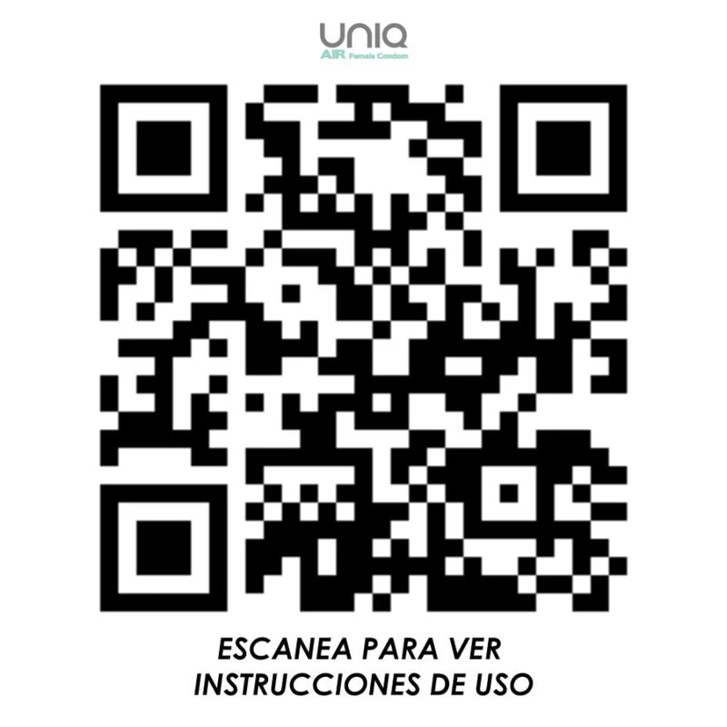 UNIQ - PRÉSERVATIF FÉMININ SANS LATEX 3 UNITÉS
