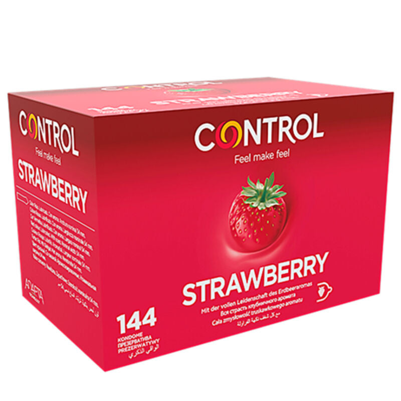 CONTROL - ADAPTA FRAISE PRÉSERVATIFS 144 UNITÉS
