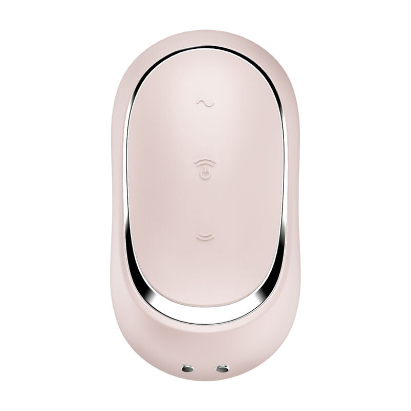 SATISFYER - PRO TO GO 2 DOUBLE STIMULATOR AND VIBRATOR BEIGE
