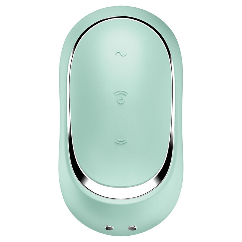 SATISFYER - PRO TO GO 2 DOUBLE STIMULATOR AND VIBRATOR GREEN