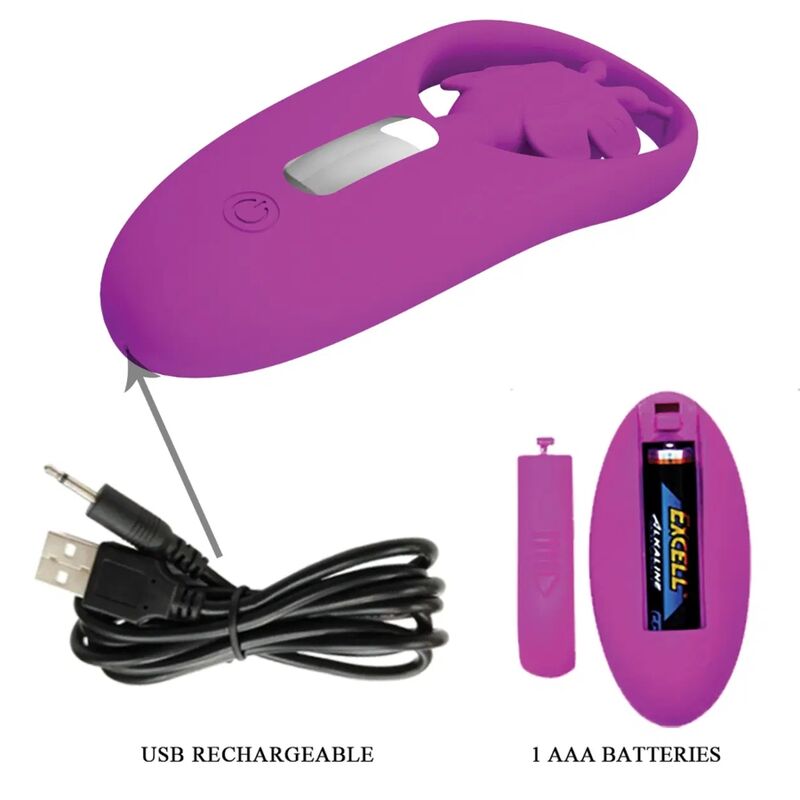 PRETTY LOVE - PAPILLON DANSANT STIMULATEUR POUR CULOTTE AVEC TÉLÉCOMMANDE LILA