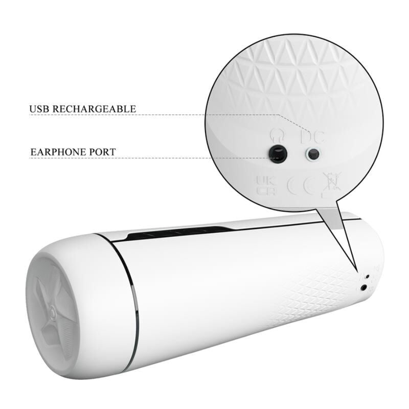 PRETTY LOVE - SIENNA MASTURBATEUR MASCULIN AVEC VIBRATIONS, SON ET SUCCION