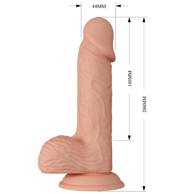 DANSE - BELLE RENCONTRE CATOBLEPAS GODEMICHET RÉALISTE FLEXIBLE 20.6 CM NATUREL