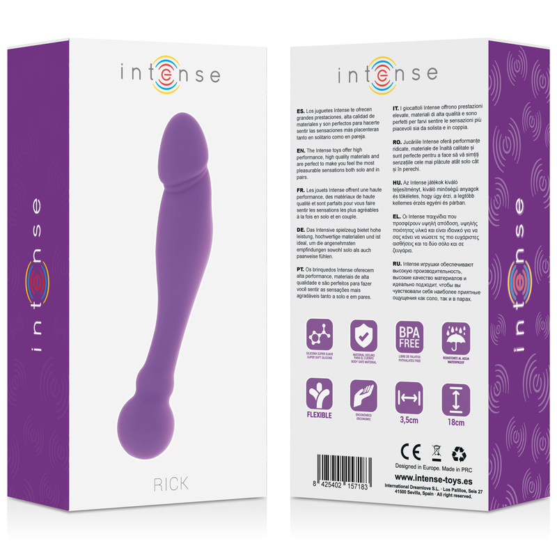 INTENSE - SILICONE RICK DOUBLE LILA