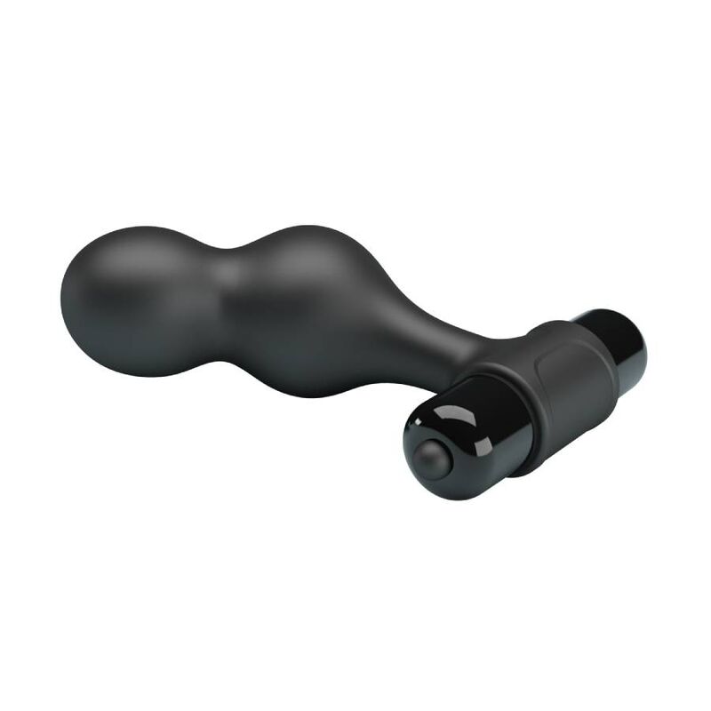 MR PLAY - PLUG ANAL VIBRANT EN SILICONE NOIR