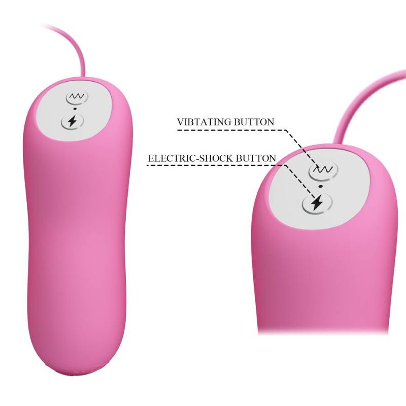 PRETTY LOVE - PINCES AVEC VIBRATIONS ET ÉLECTROCHOCS ROSE