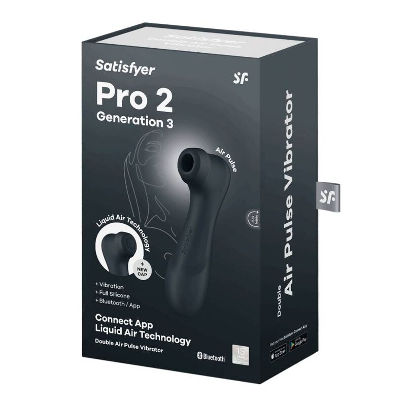 SATISFYER - PRO 2 GÉNÉRATION 3 NOIR BLUETOOTH & APP