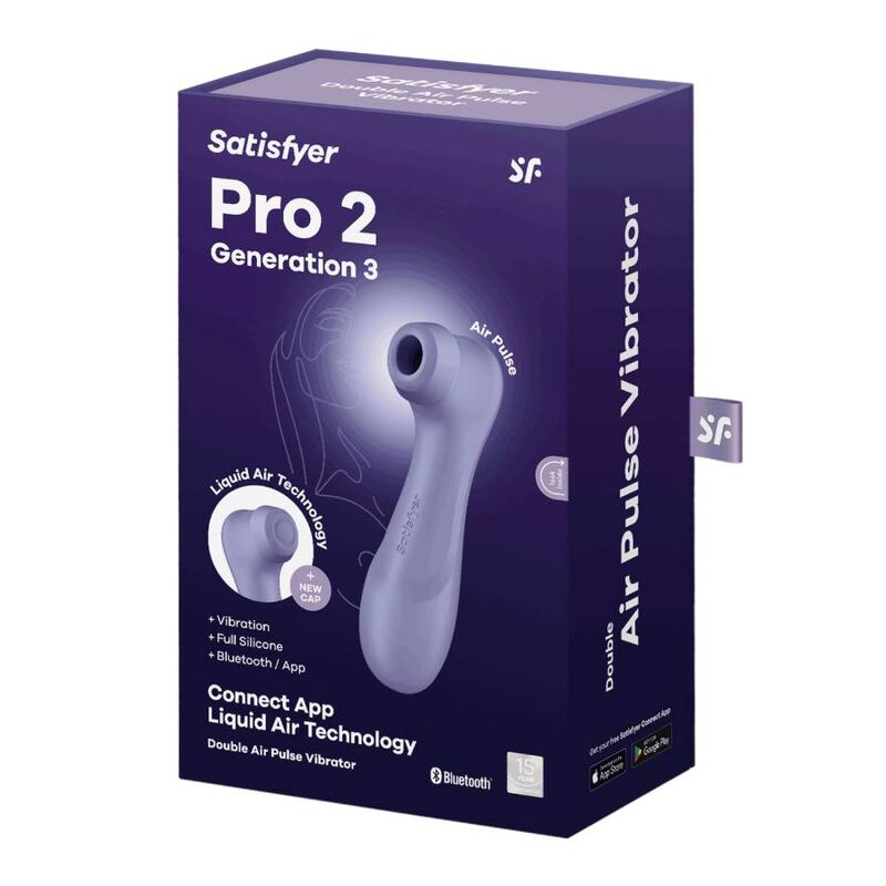SATISFYER - PRO 2 GÉNÉRATION 3 LILAS BLUETOOTH & APP