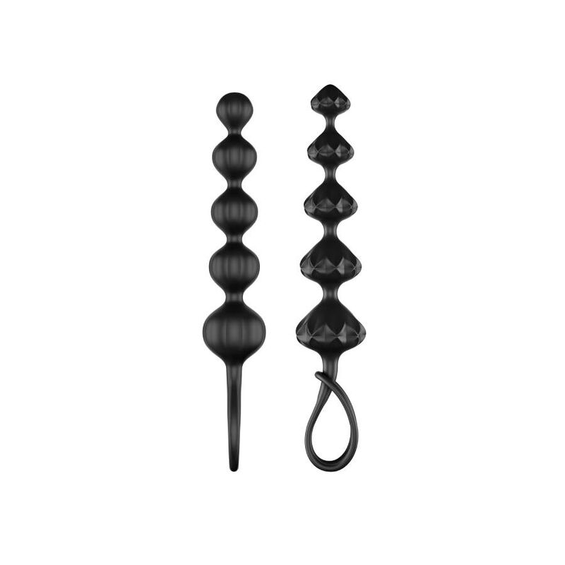 SATISFYER - PERLES D'AMOUR NOIRES