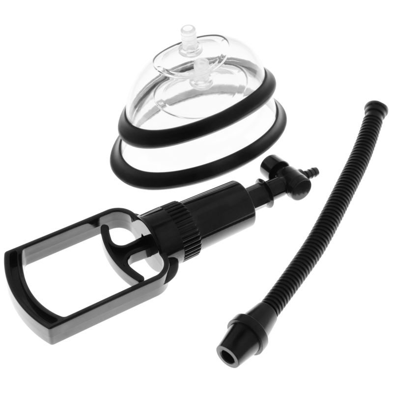 INTENSE - POMPE MANUELLE VAGINALE AVEC DEUX BONNETS INTERCHANGEABLES