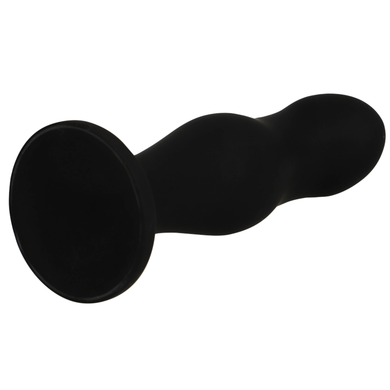 BLACK&SILVER - SEAN PREMIUM SILICONE ANAL PLUG BLACK