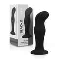 BLACK&SILVER - SEAN PREMIUM SILICONE ANAL PLUG BLACK