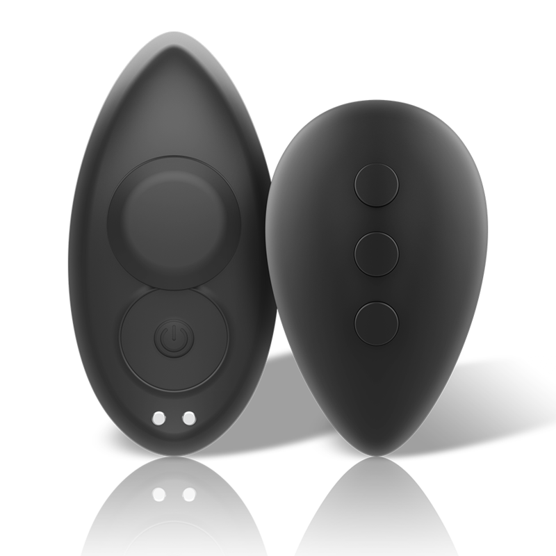 BLACK&SILVER - PRESTON MAGNETIC VIBRATING SILICONE PANTIES WITH REMOTE CONTROL