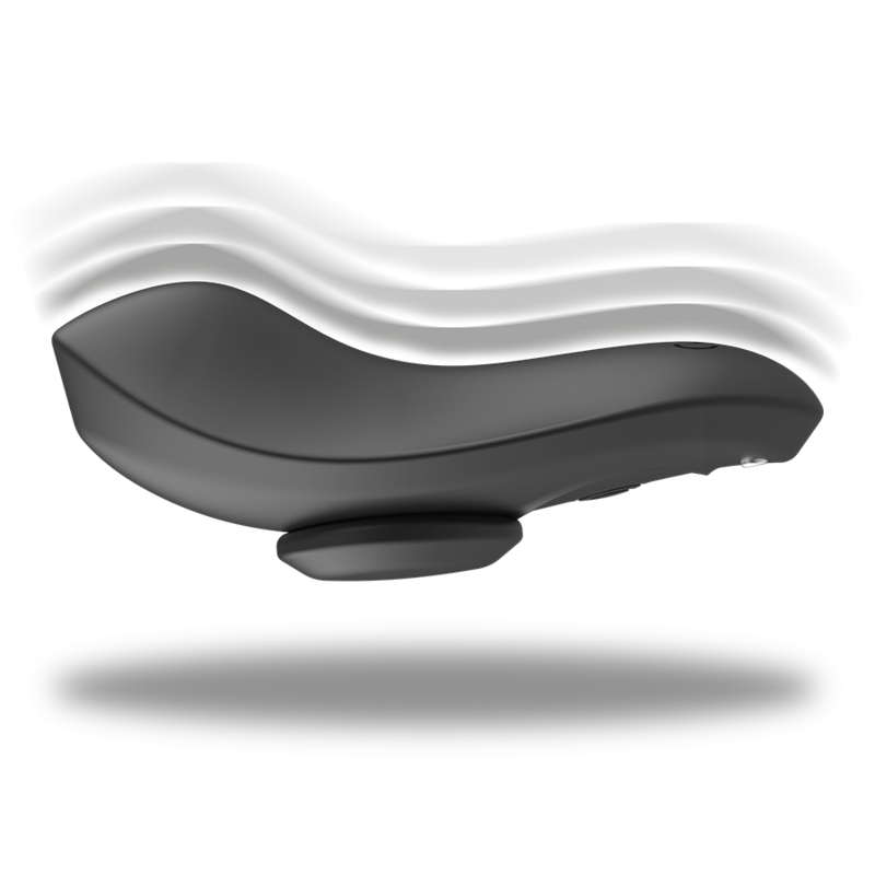 BLACK&SILVER - PRESTON MAGNETIC VIBRATING SILICONE PANTIES WITH REMOTE CONTROL