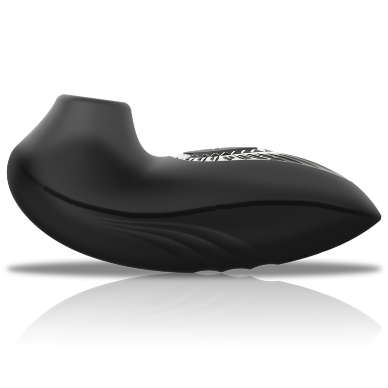 BLACK&SILVER - DRAKE DELUXE VIBREUR SUCEUR EN SILICONE RECHARGEABLE NOIR