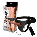 HARNAIS D'ATTRACTION - HARNAIS BENNY CREUX AVEC VIBRATEUR 15 CM -O- 4.5 CM