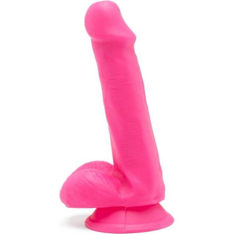 GET REAL - HAPPY DICKS DILDO 12 CM AVEC TESTICULES ROSE