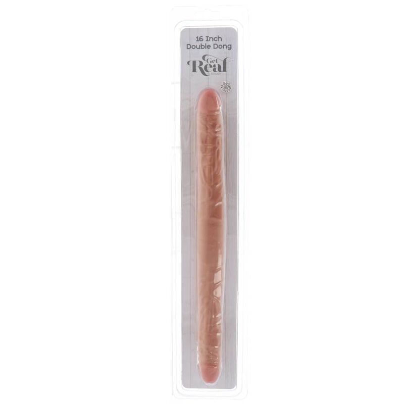 GET REAL - DOUBLE DONG 40 CM NATURAL