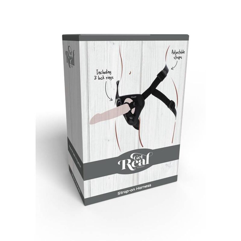 GET REAL - HARNAIS À GODEMICHET NOIR