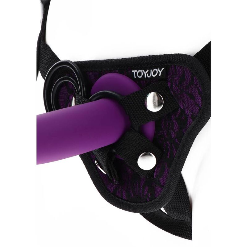 GET REAL - HARNAIS LACE STRAP-ON VIOLET