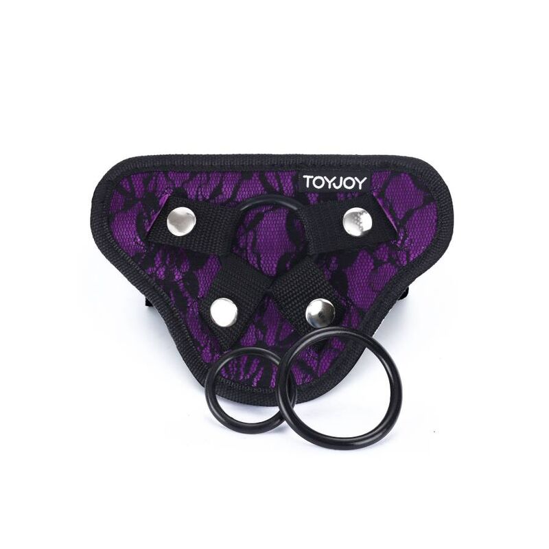 GET REAL - HARNAIS LACE STRAP-ON VIOLET