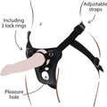 GET REAL - STRAP-ON PLEASURE BLACK HARNESS