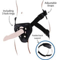 GET REAL - STRAP-ON DELUXE BLACK HARNESS