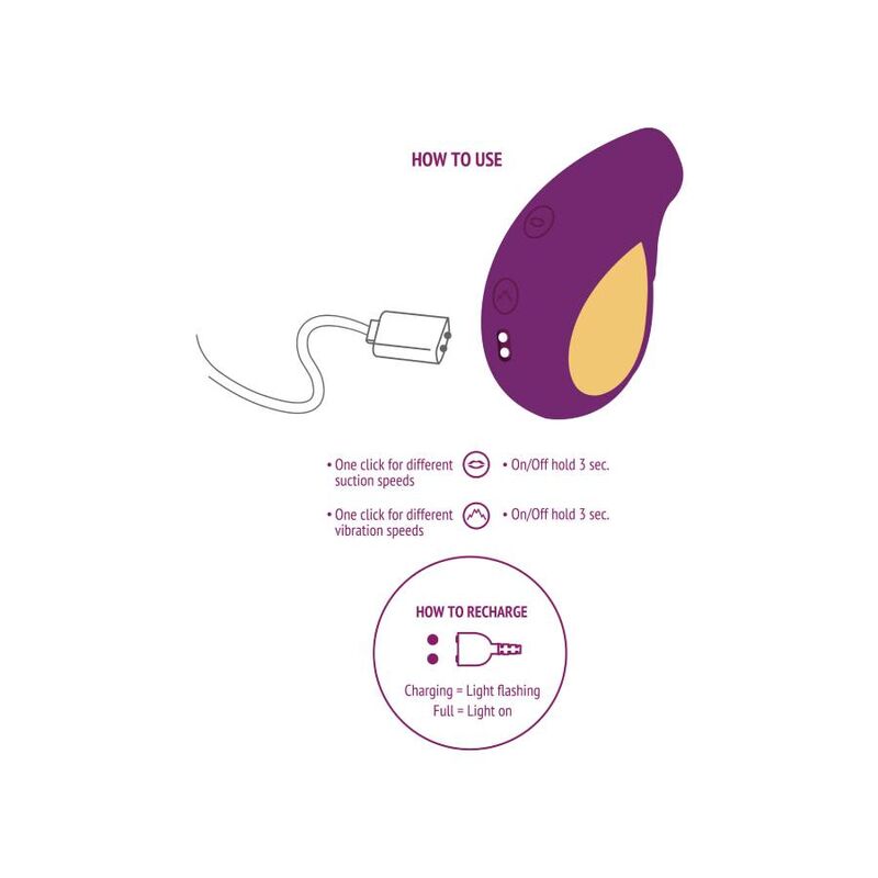 XOCOON - DIVINE LOVE STIMULATEUR VIOLET