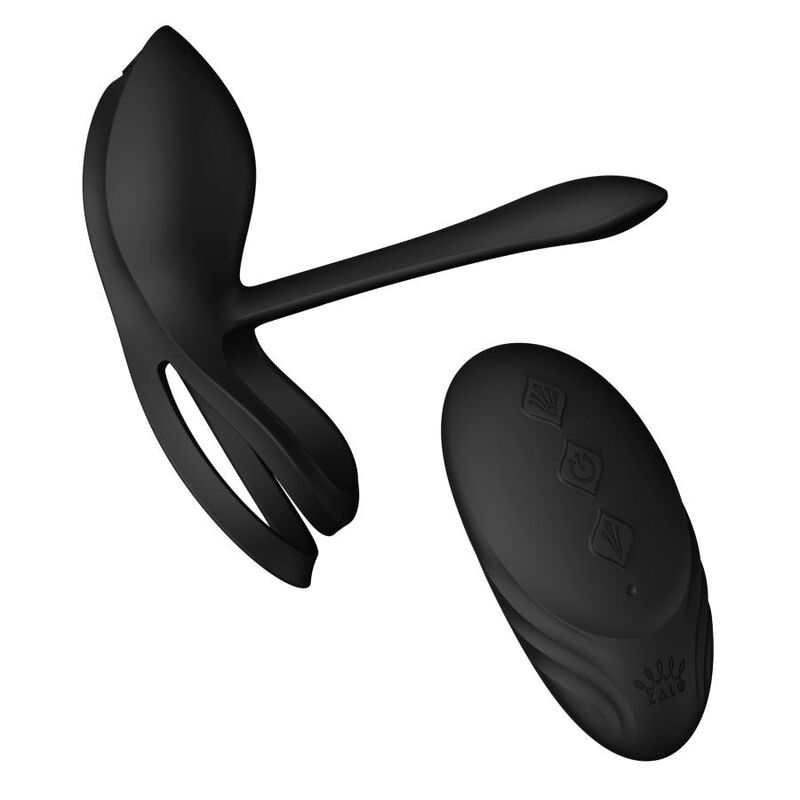 ZALO - BAYEK ANNEAU VIBRANT TÉLÉCOMMANDÉ COUPLES NOIR