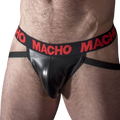 MACHO - MX25RC JOCK CUERO ROJO L