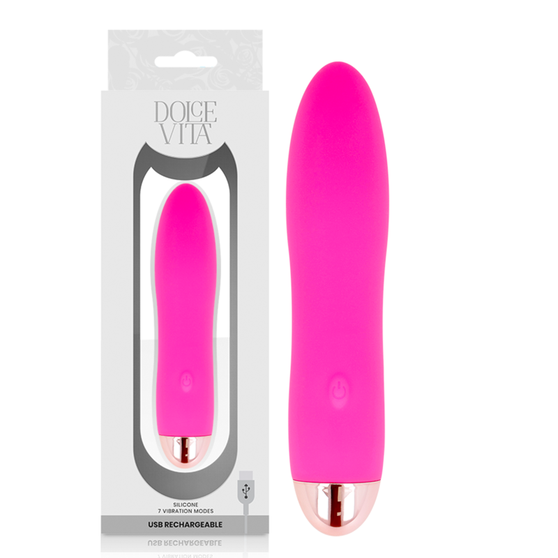 DOLCE VITA - VIBREUR RECHARGEABLE FOUR ROSE 7 VITESSES